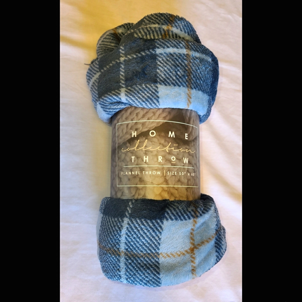 Home Collection Plaid Flannel Throw 50" x 60"